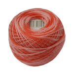 PERLOVKA Kreuzstichgarn Baumwolle Perlgarn 85m rot ombre (2316)