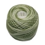 PERLOVKA Kreuzstichgarn Baumwolle Perlgarn 85m hellkaki ombre (6632)