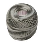 PERLOVKA Kreuzstichgarn Baumwolle Perlgarn 85m grau ombre (8815)