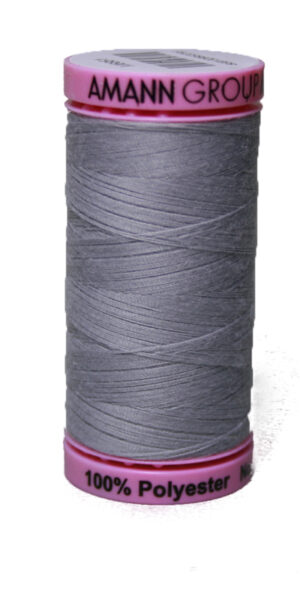 Zwirn 100 % Polyester ASPO PES 120 Amann silbergrau 500 m (0331)