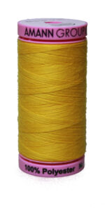 Zwirn 100 % Polyester ASPO PES 120 Amann gelb 500 m (0607)