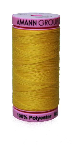 Zwirn 100 % Polyester ASPO PES 120 Amann gelb 500 m (0607)
