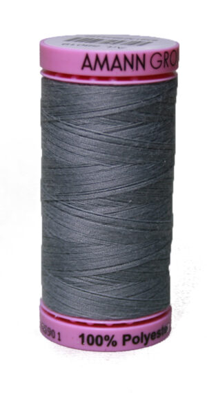 Zwirn 100 % Polyester ASPO PES 120 Amann grau 500 m (0850)