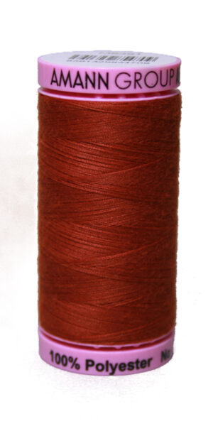 Zwirn 100 % Polyester ASPO PES 120 Amann braun 500 m (1074)