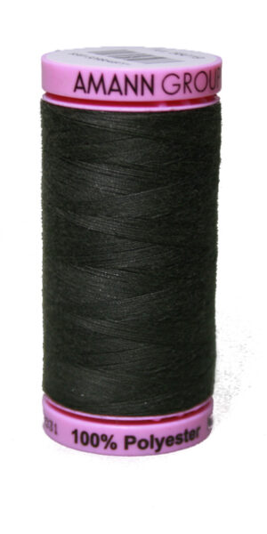 Zwirn 100 % Polyester ASPO PES 120 Amann dunkeloliv 500 m (1177)