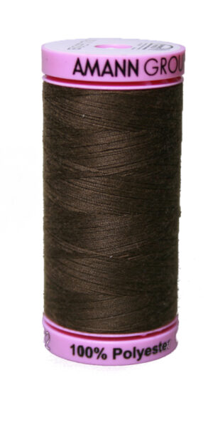 Zwirn 100 % Polyester ASPO PES 120 Amann braun 500 m (1182)