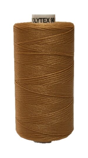 Nähmaschinen Nähgarn 500 m Polyester POLYTEX 16,7x2 braun (0724)