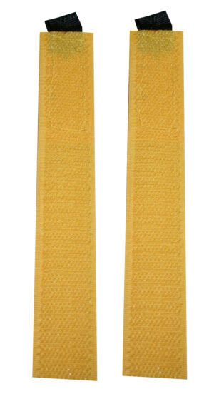 Klettband Kabelklett Klettverschluss 180 x 25 mm gelb 2 Stück (2005)