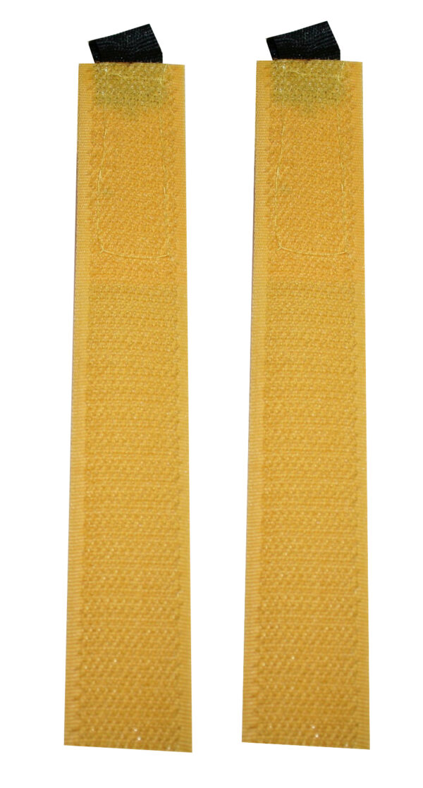 Klettband Kabelklett Klettverschluss 180 x 25 mm gelb 2 Stück (2005)