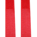 Klettband Kabelklett Klettverschluss 180 x 25 mm rot 2 Stück (2009)