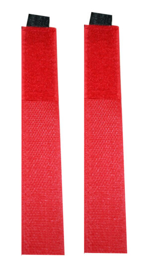 Klettband Kabelklett Klettverschluss 180 x 25 mm rot 2 Stück (2009)