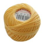 Strickgarn Häkelgarn 100 % Baumwolle SNÌHURKA 200 m gelb mandarin (1164)