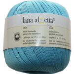 Strickgarn Häkelgarn 100% Baumwolle 50 g blau (4006)