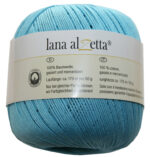 Strickgarn Häkelgarn 100% Baumwolle 50 g blau (4006)