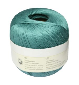 Strickgarn Häkelgarn 100% Baumwolle 50 g petrol (4056)