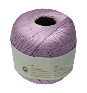 Strickgarn Häkelgarn 100% Baumwolle 50 g flieder (4083)