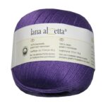 Strickgarn Häkelgarn 100% Baumwolle 50 g lila (4090)