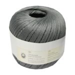 Strickgarn Häkelgarn 100% Baumwolle 50 g grau (4097)