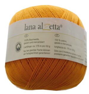 Strickgarn Häkelgarn 100% Baumwolle 50 g orange (4153)