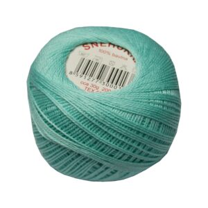 Strickgarn Häkelgarn 100 % Baumwolle SNÌHURKA 200 m jade (5732)