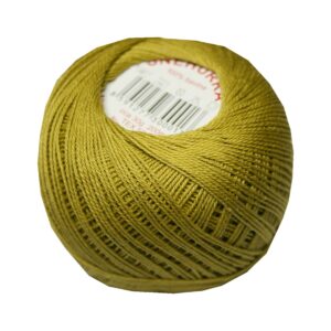 Strickgarn Häkelgarn 100 % Baumwolle SNÌHURKA 200 m oliv (6754)