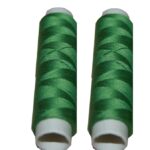 Nähmaschinen Obergarn Nähgarn Baumwolle 100 m 2 x 50m oliv (1048)