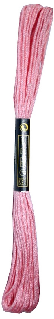 Stickgarn Mouline Stickwolle Stickfaden 8 m altrosa (2007 - 3777)