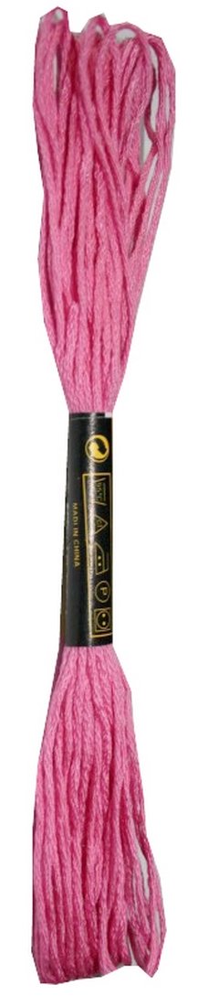 Stickgarn Mouline Moulin Stickwolle Stickfaden 100% Baumwolle 8 m pink (2029 - 3731)