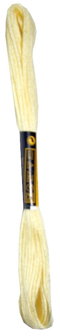 Stickgarn Mouline Stickwolle Stickfaden 8 m gelb (2042 - 814)