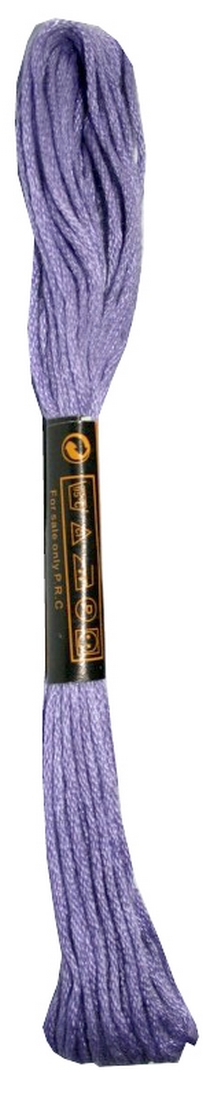 Stickgarn Mouline Stickwolle Stickfaden 8 m lila (2046 - 909)