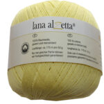 Strickgarn Häkelgarn 100% Baumwolle 50 g hellgelb (4210)