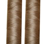 Nähmaschinen Obergarn Nähgarn Baumwolle 100m 2 x 50m beige (1035)