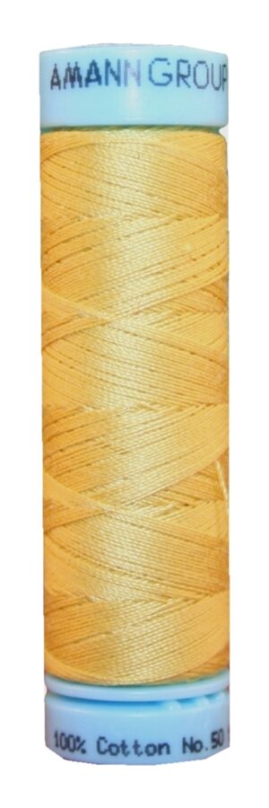 Nähgarn Zwirn TRIANA 100 % Baumwolle 12x3 Amann 100 m gelb (0115)