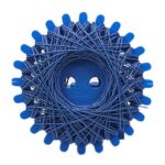 Sternzwirn Zwirn Baumwolle 2 Stück je 20 m blau (0003)