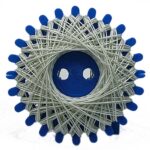 Sternzwirn Baumwolle 2 Stück je 20 m creme weiß hellbeige (0011)