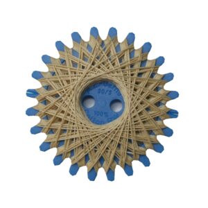 Sternzwirn Baumwolle 2 Stück je 20 m beige (0958)