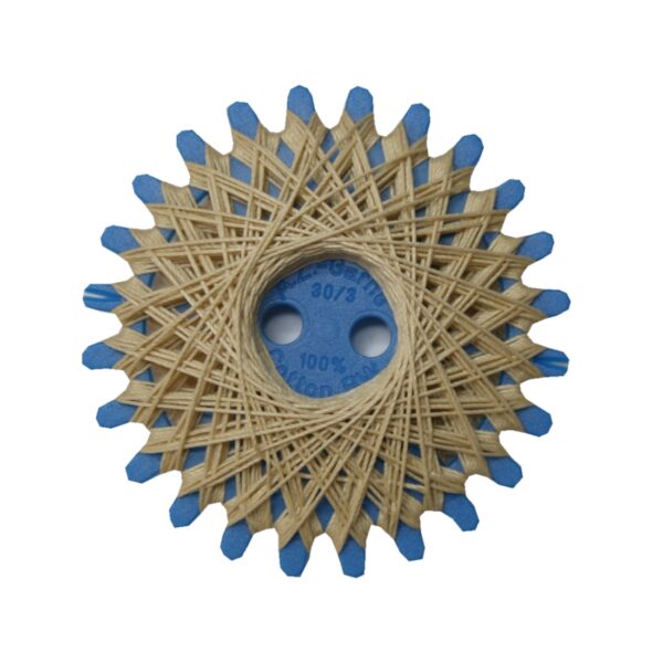 Sternzwirn Baumwolle 2 Stück je 20 m beige (0958)