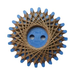 Sternzwirn Baumwolle 2 Stück je 20 m braun (0960)