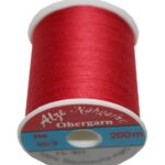 Nähmaschinen Obergarn Baumwolle 50/3 200 m rot (0905)