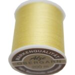 Nähmaschinen Obergarn Baumwolle 50/3 200 m gelb (0909)