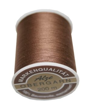 Nähmaschinen Obergarn Baumwolle 50/3 200 m braun (0924)