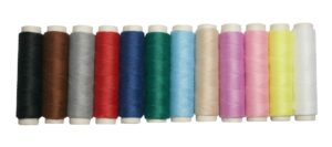 Nähmaschinen Nähgarn Mix 600 m 12 x 50 m Polyester 40/2 (1099)