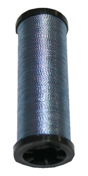 Nähmaschinen Glanz-Effektfaden blau 50 m (9993)