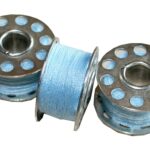 Nähmaschinen Nähgarn 3 x 25 m 75 m Polyester 40/2 hellblau (1016)