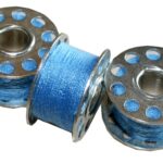 Nähmaschinen Nähgarn 3 x 25 m 75 m Polyester 40/2 blau (1019)