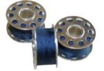 Nähmaschinen Nähgarn 3 x 25 m 75 m Polyester 40/2 dunkelblau (1029)
