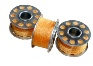 Nähmaschinen Nähgarn 3 x 25 m 75 m Polyester 40/2 orange (1080)