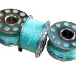 Nähmaschinen Nähgarn 3 x 25 m 75 m Polyester 40/2 türkis (1091)