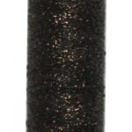 Metallic Stickgarn METALUX Beilauffaden 60 m dunkel braun (0009)