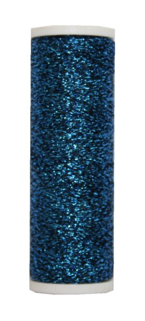 Metallic Stickgarn METALUX Beilauffaden 60 m royal-blau (0305)